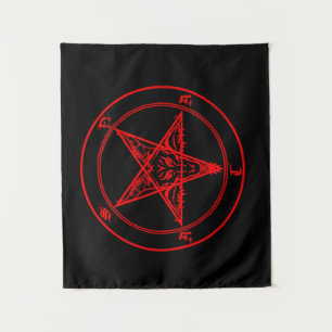Tapisserie Satan Rouge