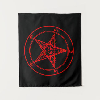 Tapisserie Satan Rouge