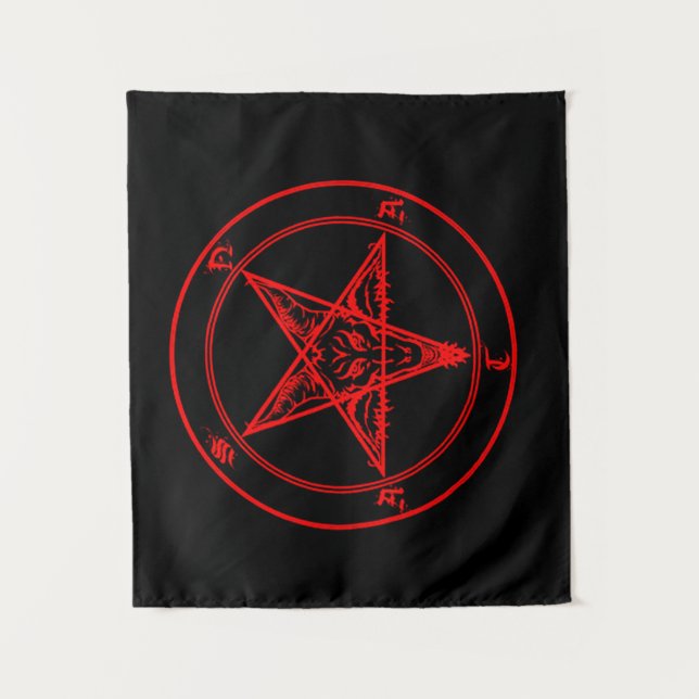 Tapisserie Satan Rouge (Devant)