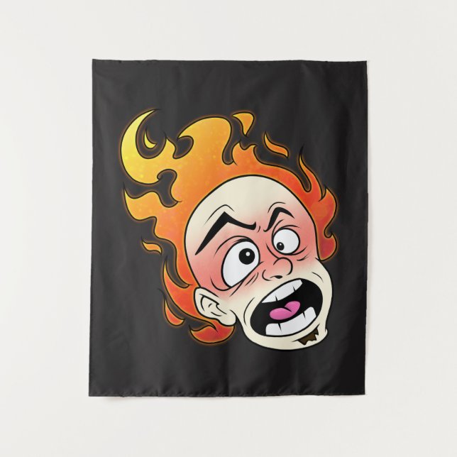 Tapisserie Scovillelicical Fire Head (Devant)
