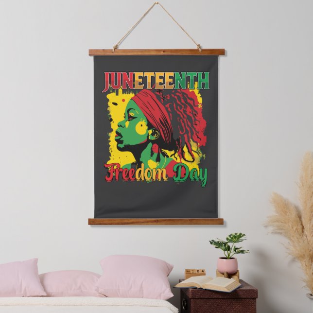 Tapisserie Suspendue 1865, Jour de la Liberté Noire, 1865 Loc (Chambre à coucher)