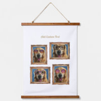 4 Photo Collage Chiens Vintages Chiens de cadre An