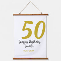 50e anniversaire ajouter nom date année noire modè