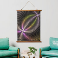 Abstrait brillant Trippy coloré 3D Fractal Art