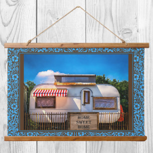 Tapisserie Suspendue Accueil Sweet Home Camper Vintage Remorque Décor d