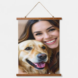 Tapisserie Suspendue Add Golden Retriever Photo Personalize