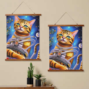 Tapisserie Suspendue Adorable vaisseau astronaute futuriste