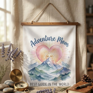 Tapisserie Suspendue Adventure Mom Mountain Wall Tapestry