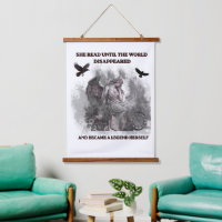 Affiche de citation de lecture gothique Dark Acade