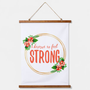 Tapisserie Suspendue affirmations inspirantes pour la vie et l'amour de