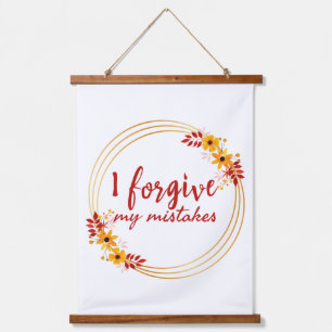 Tapisserie Suspendue affirmations inspirantes sur l'acceptation de soi