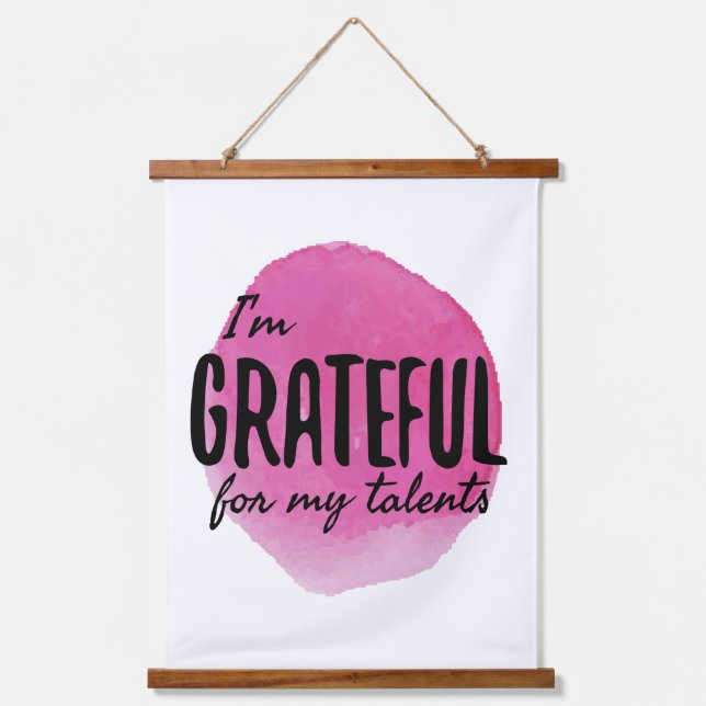 Tapisserie Suspendue affirmations motivationnelles pour acceptation de  (Recto)