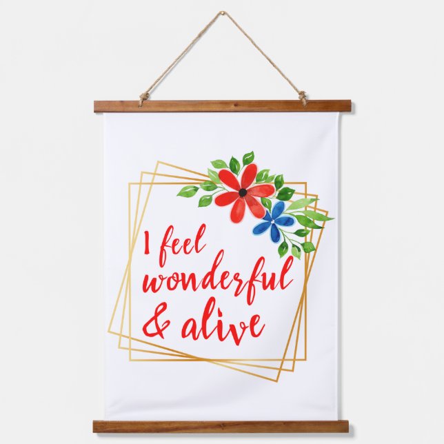 Tapisserie Suspendue affirmations motivationnelles pour l'amour-propre  (Recto)