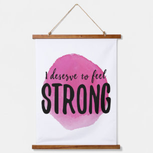 Tapisserie Suspendue affirmations positives du matin pour travailler du