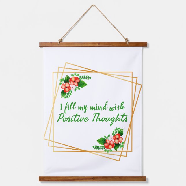 Tapisserie Suspendue affirmations positives pour l'amour-propre et le s (Recto)