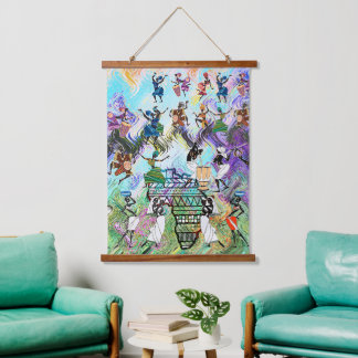 Tapisserie Suspendue African Feast: Rhythms of Africa