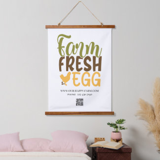 Tapisserie Suspendue Agritourisme ÉGG frais, commerce sur mesure
