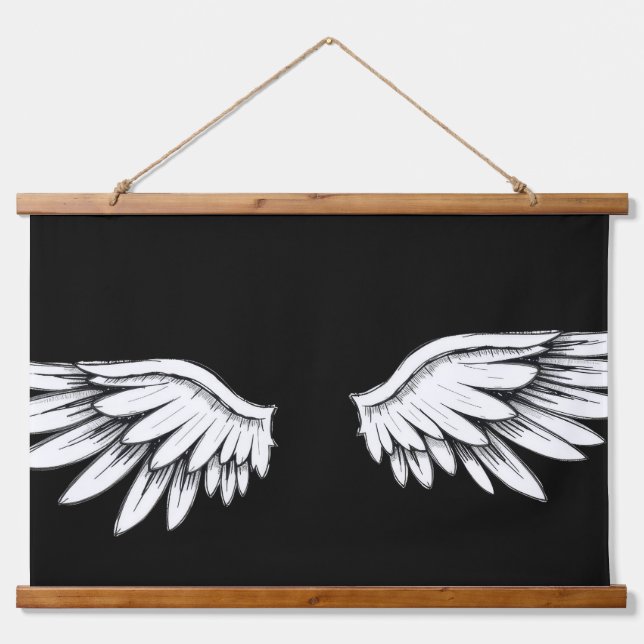 Tapisserie Suspendue ailes d'ange (Devant)