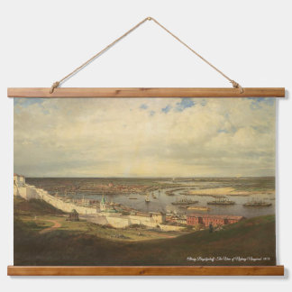 Tapisserie Suspendue Alexey Bogolyuboff. La vue de Nijni Novgorod..