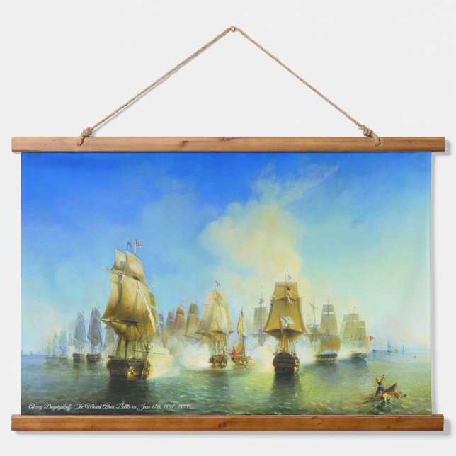 Tapisserie Suspendue Alexey Bogolyuboff. The Mount Athos Battle... (Devant)