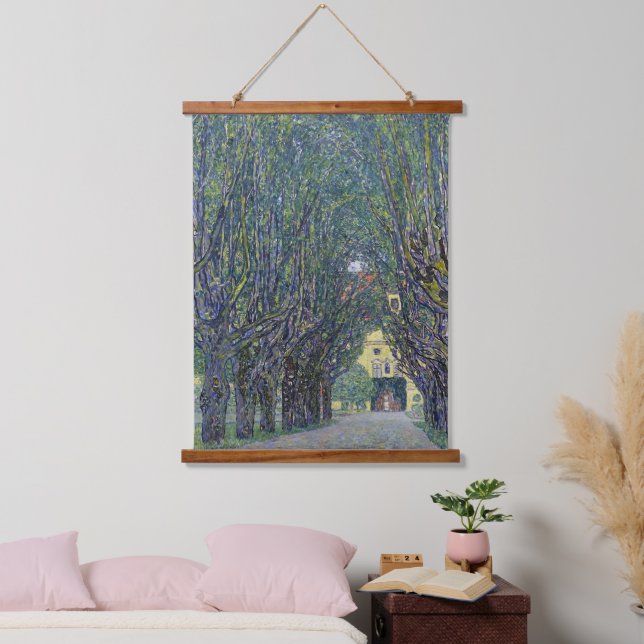 Tapisserie Suspendue Allée de Gustav Klimt à Schloss Kammer. (Chambre à coucher)