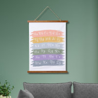 Alphabet cursif Couleurs esthétiques Brochures