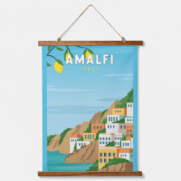 Amalfi Italie Retro Voyage Art Vintage