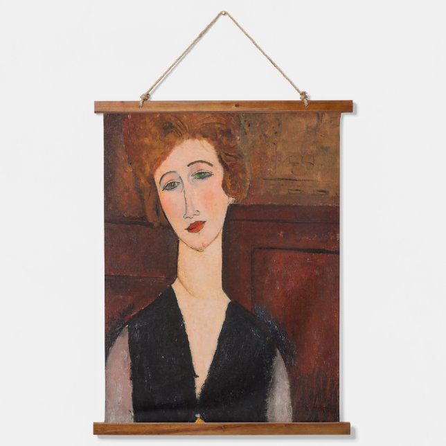 Tapisserie Suspendue Amedeo Modigliani - Portrait d'une femme (Recto)