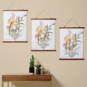 Tapisserie Suspendue Amour-Foi-Espoir