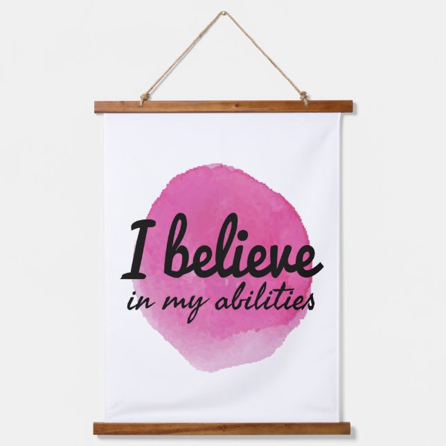 Tapisserie Suspendue amour personnel mots d'inspiration pour l'acceptat (Recto)