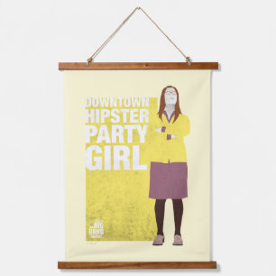 Tapisserie Suspendue Amy   Downtown Hipster Party Girl