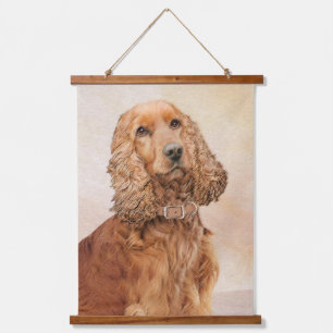 Tapisserie Suspendue Anglais Cocker Peinture Espagnole - Art Chien orig