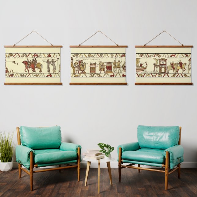 Tapisserie Suspendue Anglo-Saxon Médiéval Le Bayeux (Salon)