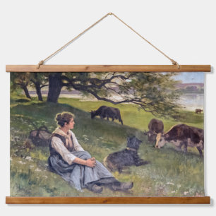 Tapisserie Suspendue Animaux vintages Peintre français Edouard Debat-Po