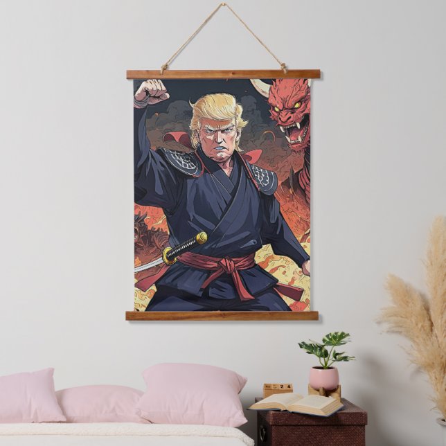 Tapisserie Suspendue Anime Trump - Première levée (Chambre à coucher)