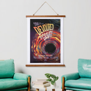 Tapisserie Suspendue Annonce De Film D'Horreur Sci-Fi, Dévorée Par La G