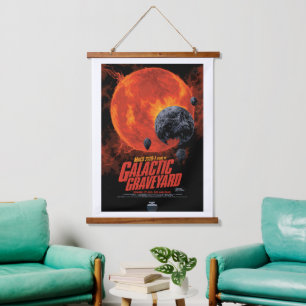 Tapisserie Suspendue Annonce De Film D'Horreur Sci-Fi, Graveyard Galact