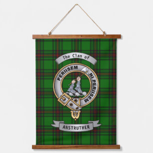 Tapisserie Suspendue Anstruther Clan Badge & Tartan