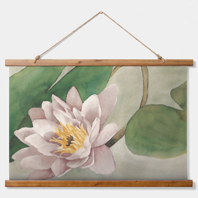 Tapisserie Suspendue Aquarelle Eau Lily (Devant)