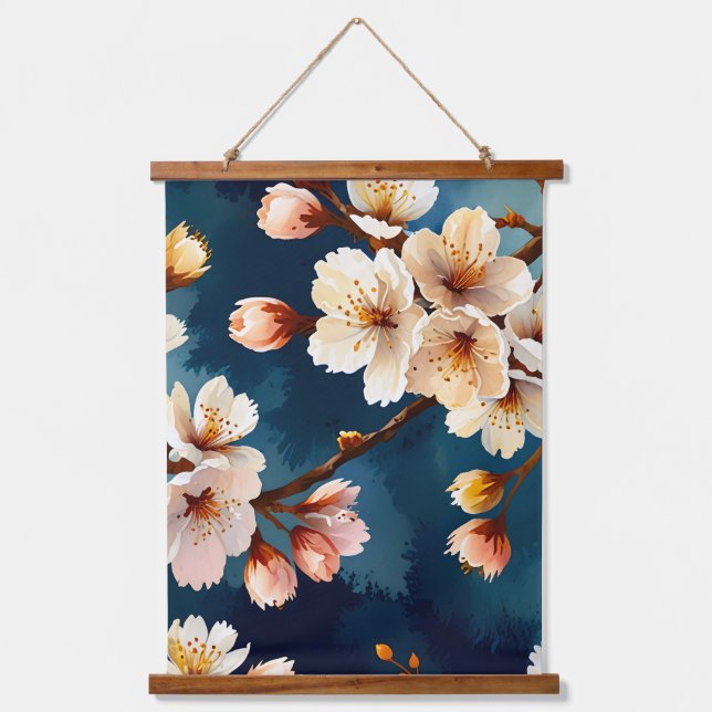 Tapisserie Suspendue Aquarelle Sakura Dreams (Recto)