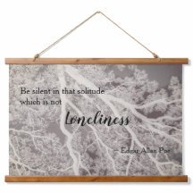 Arbre poétique noir et blanc