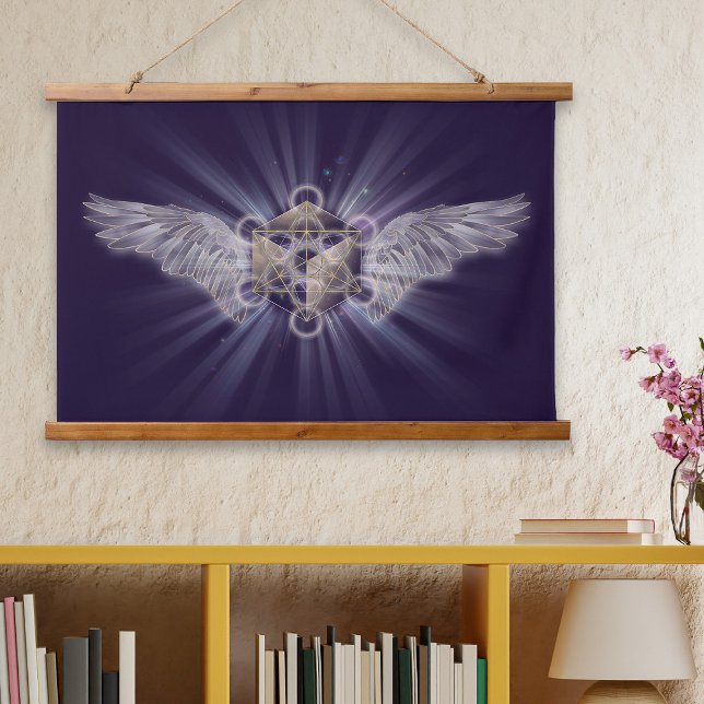 Tapisserie Suspendue Archangel Metatron - Le Cube de Metatron (Créateur téléchargé)