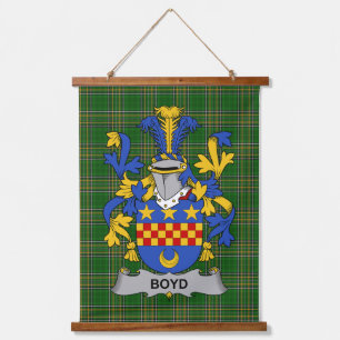 Tapisserie Suspendue Armoiries de la famille Boyd (de Danson) Crest de 