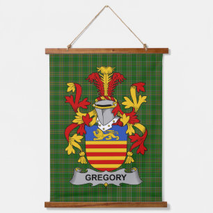 Tapisserie Suspendue Armoiries de la famille Gregory irlandais Blason d