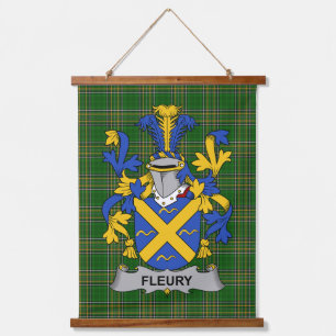 Tapisserie Suspendue Armoiries de la flotte irlandaise Famille Crest