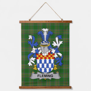 Tapisserie Suspendue Armoiries flamandes irlandaises Famille Crest