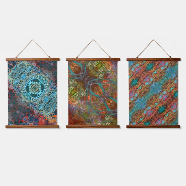 Tapisserie Suspendue art Abstrait (Tripler)