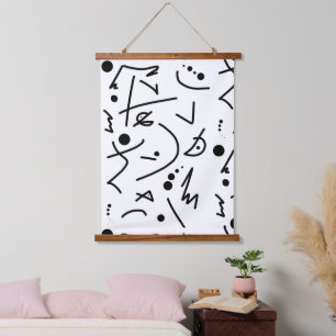 Tapisserie Suspendue Art Abstrait Peinture D'Une Sorte