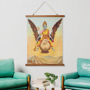 Tapisserie Suspendue Art de décoration de méditation de yoga spirituel