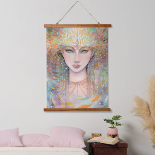 Tapisserie Suspendue Art Fantastique Éthéré Mystique d'Esprit Estival